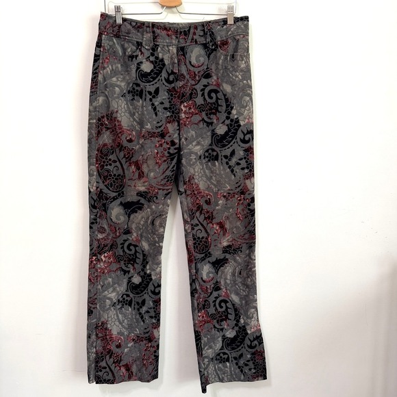 Pants - Bentley Arbuckle Pants 10 Vintage Paisley Velvety 32x31 Split Cuff Retro Y2K